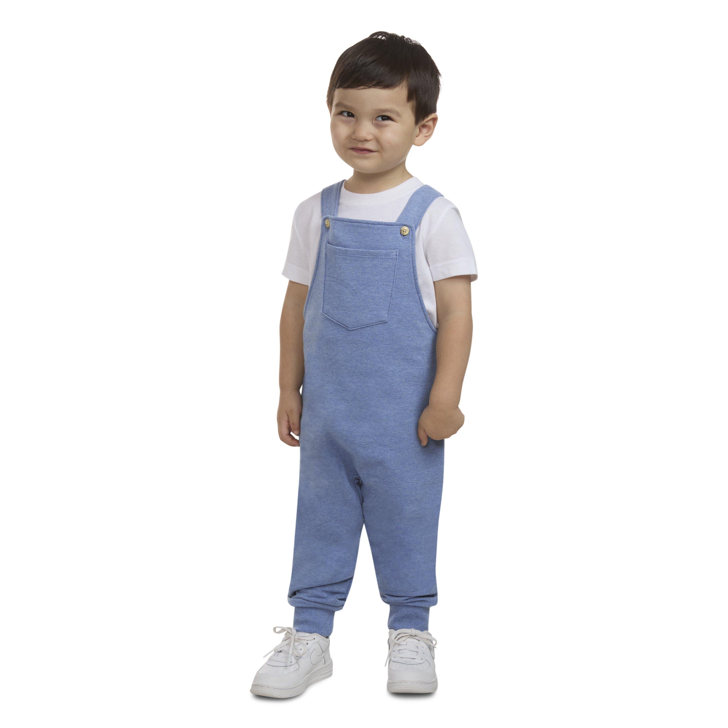 Levi's Toddler Boys' Front Arcuate Pocket Overalls - Atlantic Heather - ATLANTIC HEATHER